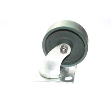 CI Cast Iron Caster Trolley Wheels Heavy Duty (Green)